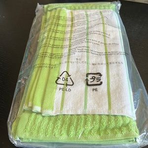 100% Cotton Anti Microbial Textured 4 pack dish cloth towel NIP